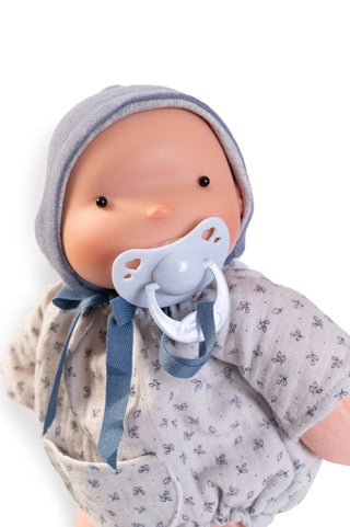 Muñecas Antonio Juan - Ariel Azul con capota parejita. Organic Doll (86321)