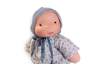 Antonio Juan dolls - Ariel Azul with matching hood. Organic Doll (86321)