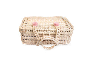 Muñecas Antonio Juan Canastilla de Palma Flores y vichy (92321)