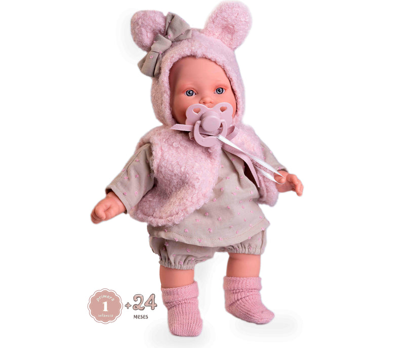 Muñecas Antonio Juan Kika Lagrimitas con chaleco de orejitas (11320)