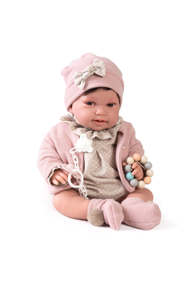 Muñeca Antonio Juan Recién Nacida Pipa mordedor. Con peso referencia 33354