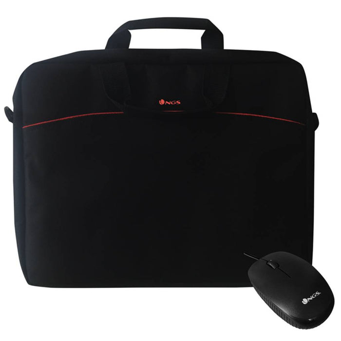 NGS Laptop Briefcase + Mouse Bureau Kit (60183)