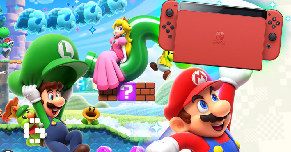Nintendo Pack Switch Oled Roja Edicion Mario + Super Mario Bros Wonder (OLEDROJA-WONDER)