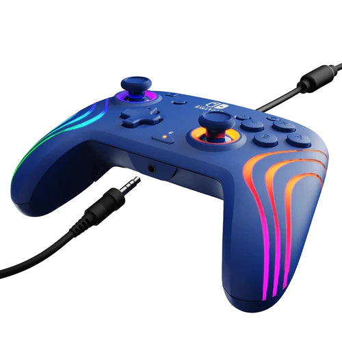 PDP Switch Afterglow Wave Wired Controller Blue (07197)