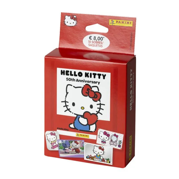 Panini Hello kitty 50 Aniversario Ecoblister 10 Sobres (005111KBE10)