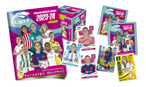 Panini The official collection of Liga Femenina 2023-24 cards Album + 4 Envelopes (004826SPEGGSS)