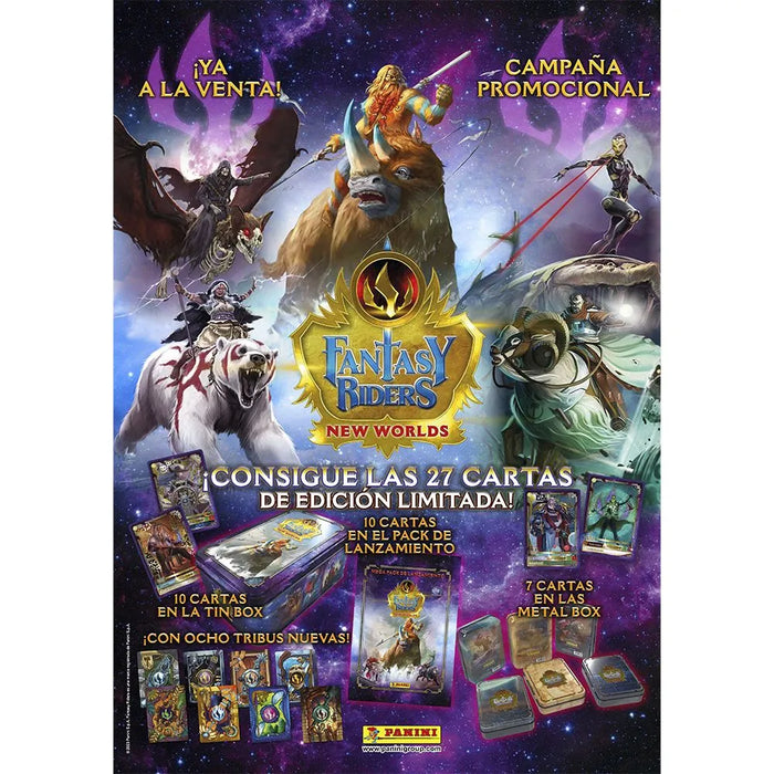 Panini Megapack Fantasy Riders New Worlds con archivador, guía y sobres (004578SPE2)