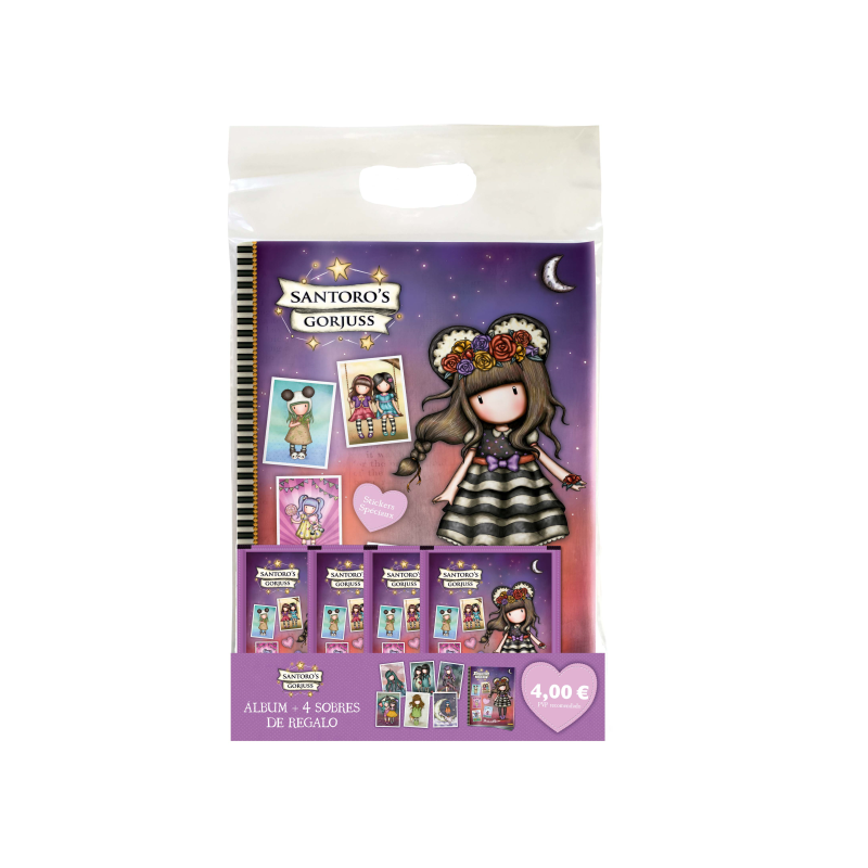 Panini Pack GGSS Album + 4 Sobres Gorjuss (004619SPEGGSS)