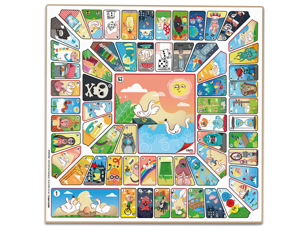 Tab. Parchís 6 – Oca Mad. con Accesorios . 40x40 cm Cayro, imagen 2