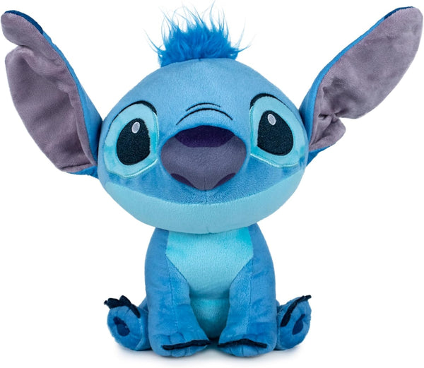 Peluche Stitch Disney 28cm azul con sonido oficial Famosa Softies Lilo & Stitch
