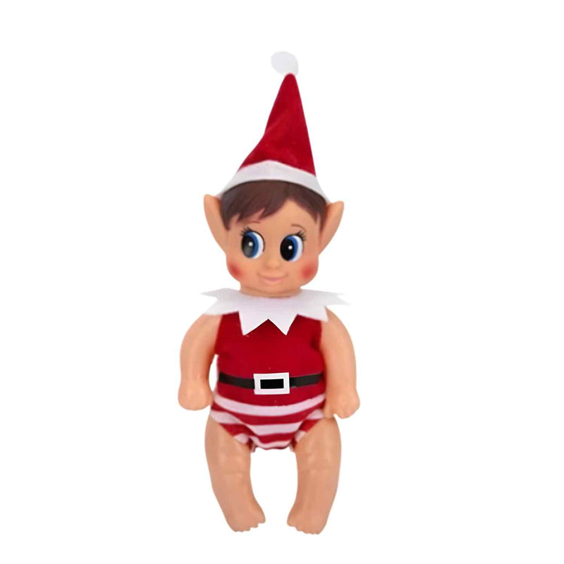 Peluche elfo bebé de Navidad Elves Behavin Badly de 13 cm para decoración navideña y tradiciones familiares
