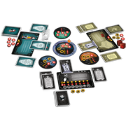 Pesadilla antes Navidad juego mesa componentes cartas tablero fichas personajes Tim Burton gótico estrategia
