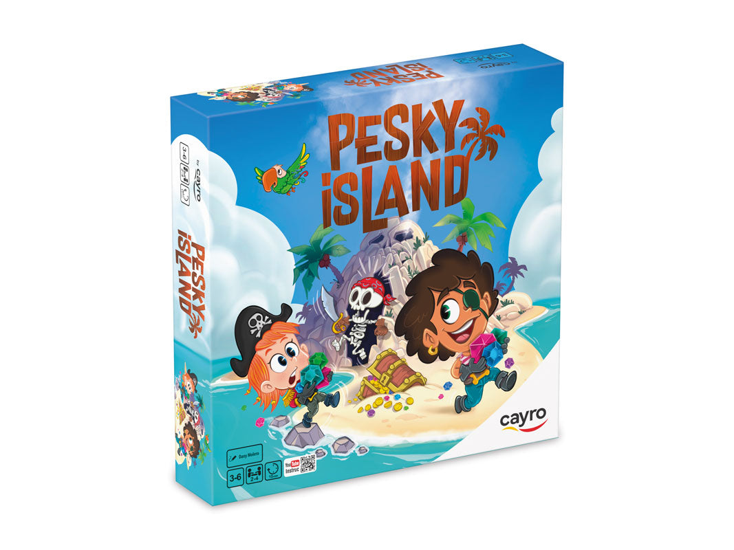 Caja del juego de mesa Pesky Island de Cayro 893