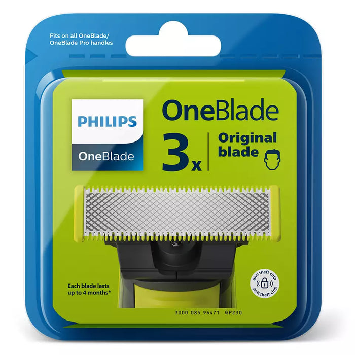 Philips One Blade Pack 3 cuchillas de recambio (QP230/50)