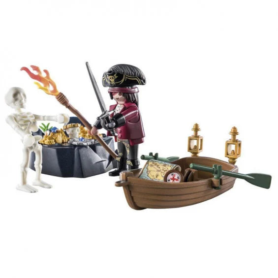 Playmobil Pirates Pirata con Bote de Remos Starter (71254)