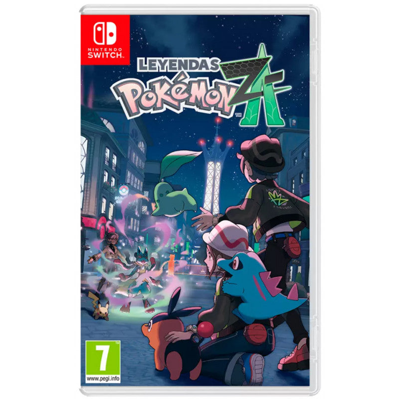 Pokémon Legends Z-A para Nintendo Switch en español - Carátula oficial del videojuego de aventura RPG exclusivo con Pokémon legendarios en la región de Kalos
