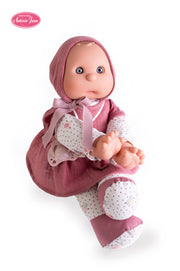 Primer plano de la muñeca musical abrazable
