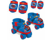 Protecciones incluidas en el set Spiderman Mondo: rodilleras y coderas.