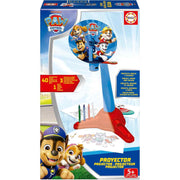 Proyector Paw Patrol EDUCA-20444 para crear cómics personalizados con Chase, Marshall y Skye, funciona con 3 pilas AA

