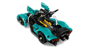 Puertas tipo ala de gaviota abiertas en el modelo LEGO Technic Valkyrie