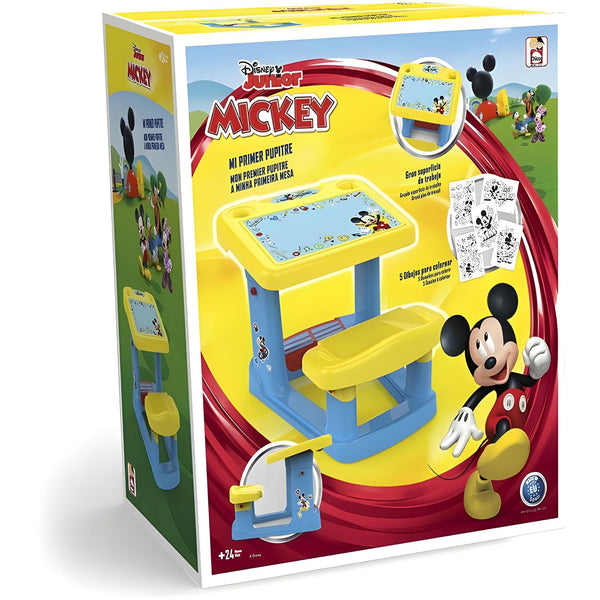 Pupitre Infantil Mickey Mouse con Banqueta Chicos 51109