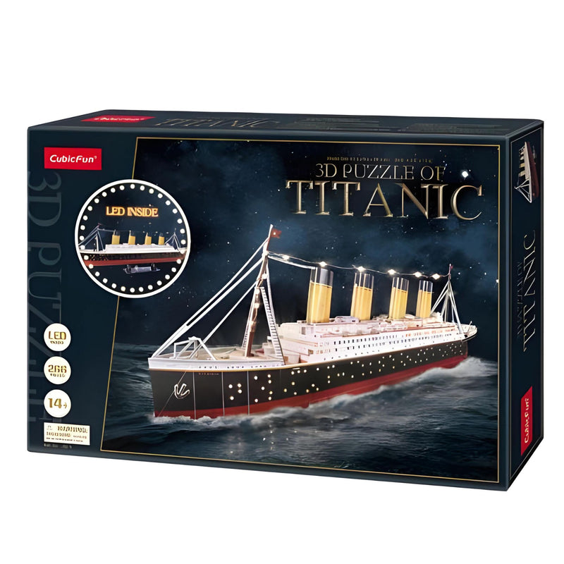 World Brands 3D Puzzle Titanic with LED (L521H)