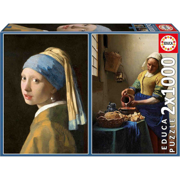 Educa Borrás Puzzle 2x1000 Vermeer (20309)