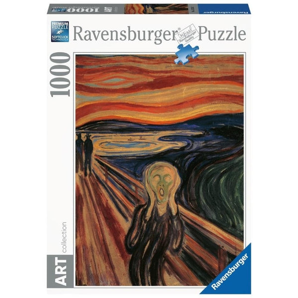 Puzzle Ravensburger 1000 piezas El Grito Edvard Munch reproducción artística premium