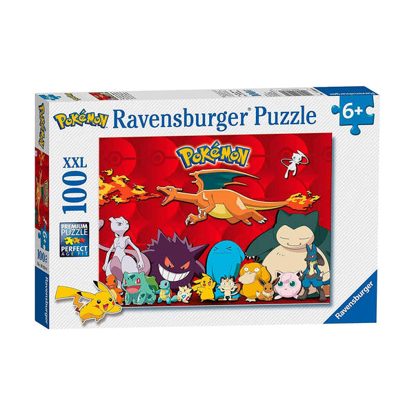 Puzzle Ravensburger 100 piezas XXL Pokémon piezas grandes para niños desde 6 años