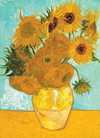 Puzzle Ravensburger 1500 piezas Los Girasoles Van Gogh reproducción artística premium