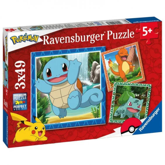 Ravensburger Puzzle 3x49 Pokemon (05586)