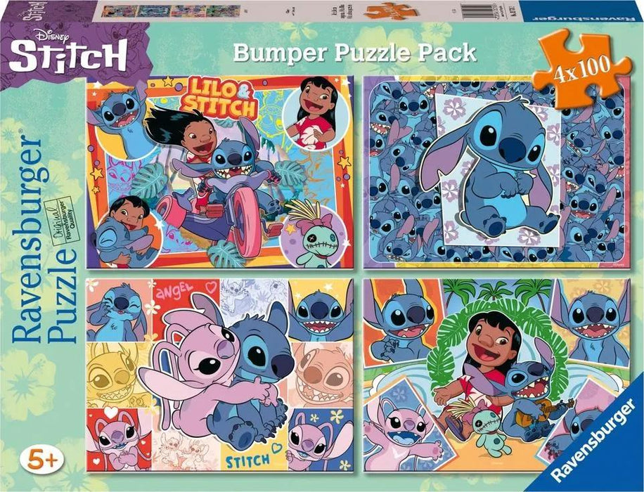 Ravensburger Puzzle 4x100 Stitch Bumper Pack (05731)