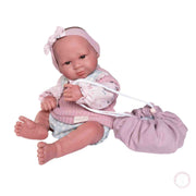 Reborn Luca 80329 Antonio Juan con pañal y bolsa
