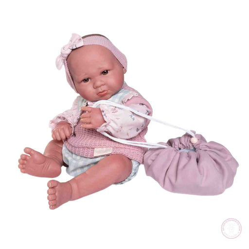 Reborn Luca 80329 Antonio Juan con pañal y bolsa
