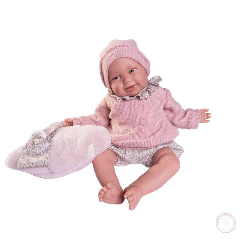 Reborn Martina Antonio Juan con portabebé
