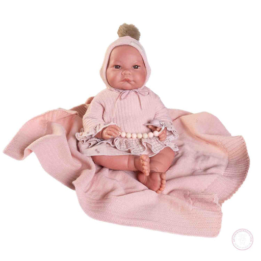 Sweet Reborn Nica con Toquilla — Muñecas Antonio Juan, ref. 80328 (vista 2)