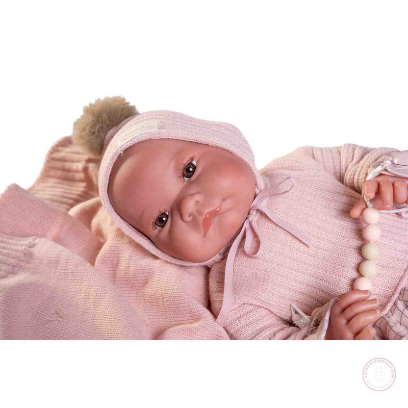 Reborn realista Antonio Juan 42 cm con toquilla
