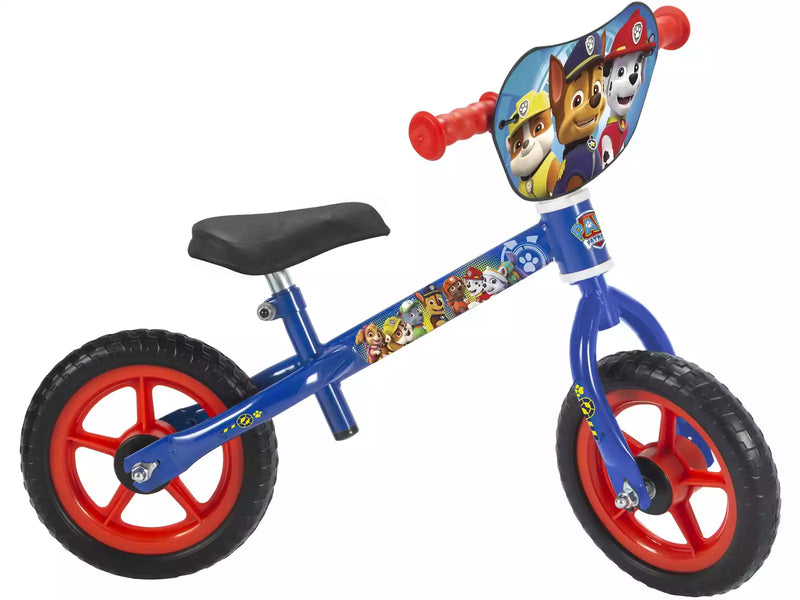 Rider Bike 10 pulgadas Paw Patrol Toimsa sin pedales para niños de 2 a 4 años con sillín ajustable y diseño de la Patrulla Canina
