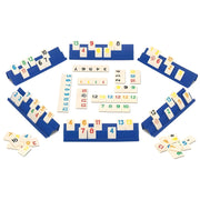 Juego Rummi Classic 6 Jugadores Grande Cayro con fichas de colores y tablero grande, ideal para diversión en familia y desarrollo de habilidades estratégicas.