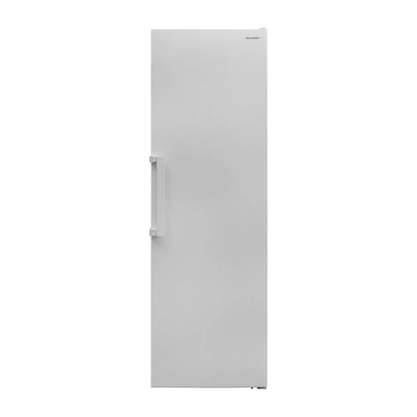 Congelador vertical Sharp SJSC11CMXWEES blanco de 279 litros, vista frontal