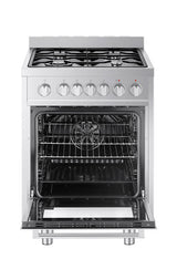 Horno eléctrico de 68 litros de la cocina Vitrokitchen ST6060I con la puerta abierta