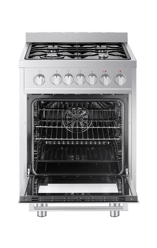 Horno eléctrico de 68 litros de la cocina Vitrokitchen ST6060I con la puerta abierta
