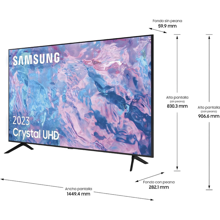 Samsung Televisor 65" 4k Smart Tv UHD HDR (TU65CU7105)