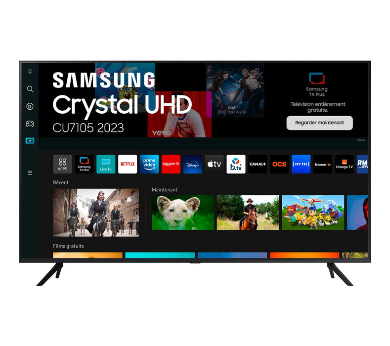 Samsung Television 85" 4k Smart TV HDR (TU85CU7105)