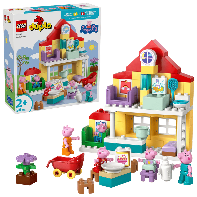 Set LEGO 10467 Peppa Pig con caja producto 84 piezas
