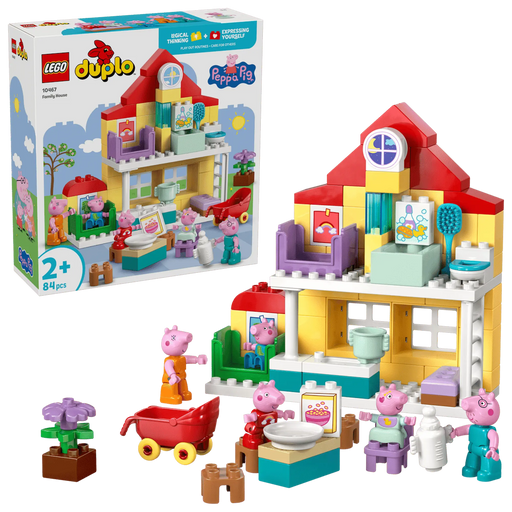 Set LEGO 10467 Peppa Pig con caja producto 84 piezas
