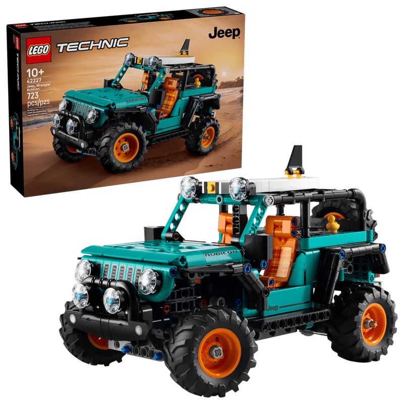 Set LEGO 42227 Jeep caja producto Technic Rubicon completo
