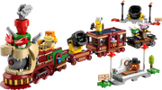 Set LEGO 71437 tren de Bowser de 1392 piezas con cañón automático plataforma giratoria y vagones desmontables
