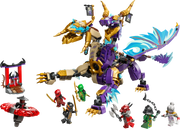 Set LEGO 71836 dragón Arc de 869 piezas con cañón del pecho spinner Spinjitzu y alas móviles funcionales
