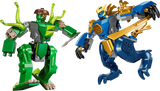 Set LEGO 71853 completo mecas articulados Jay Monstruo tentáculos espadas
